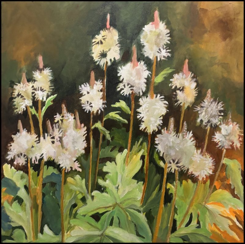 Foam Flowers, painting by Phyllis Charles