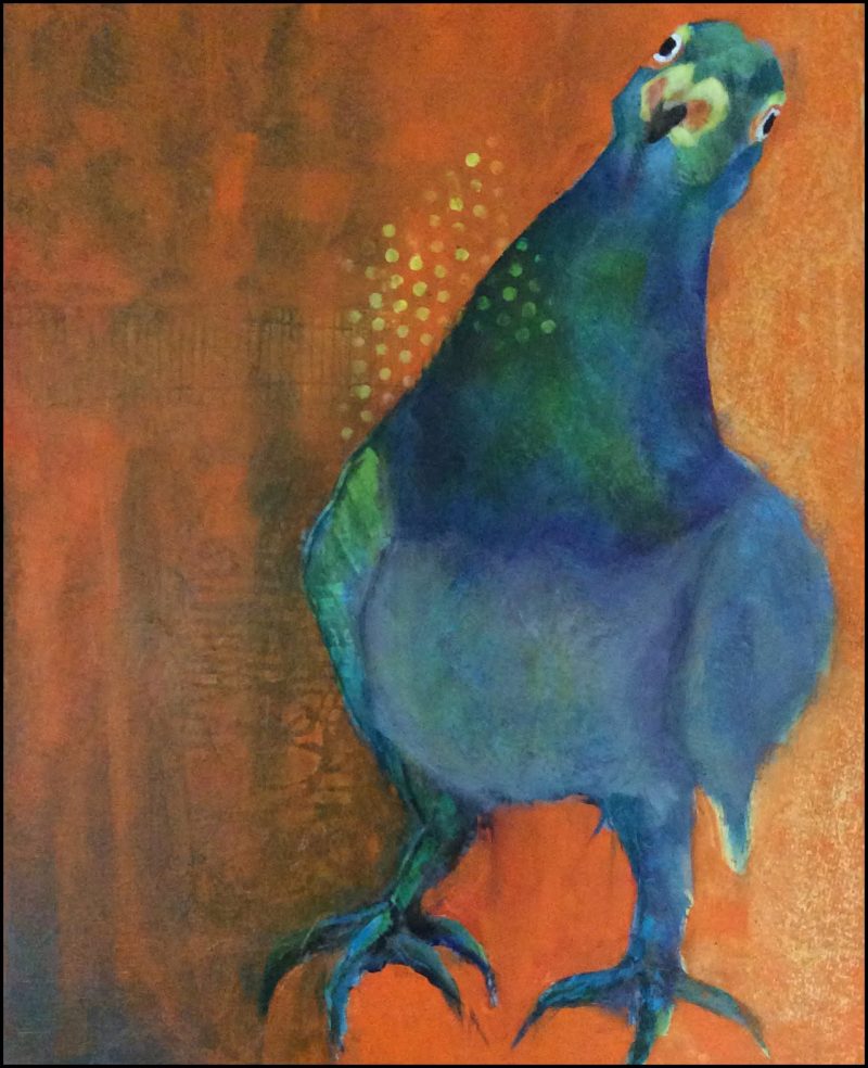 Curse You, Tom Lehr!, painting by Phyllis Charles