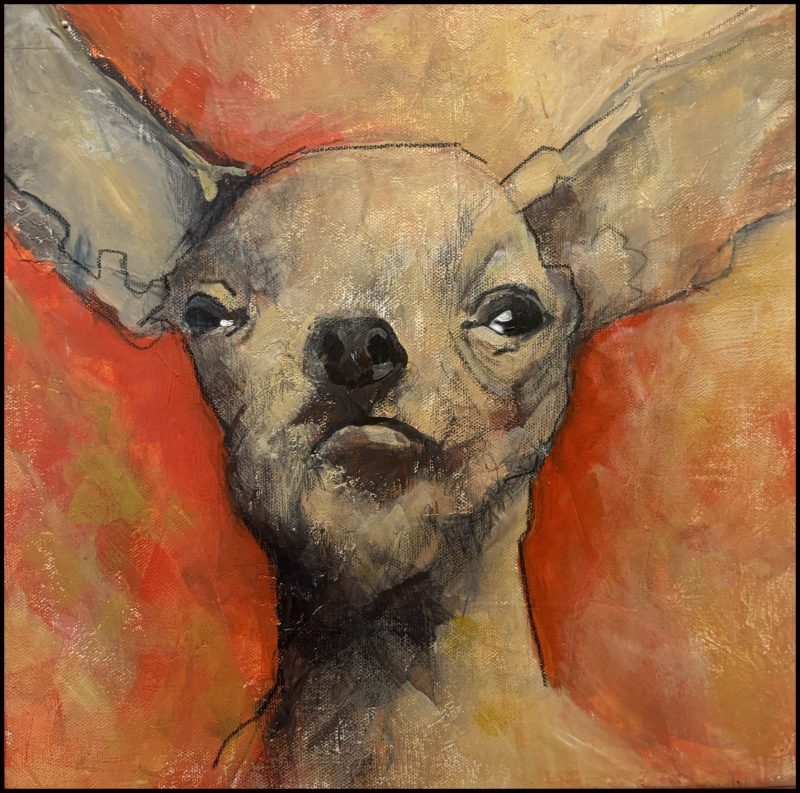 I Saw You Eat That, painting by Phyllis Charles
