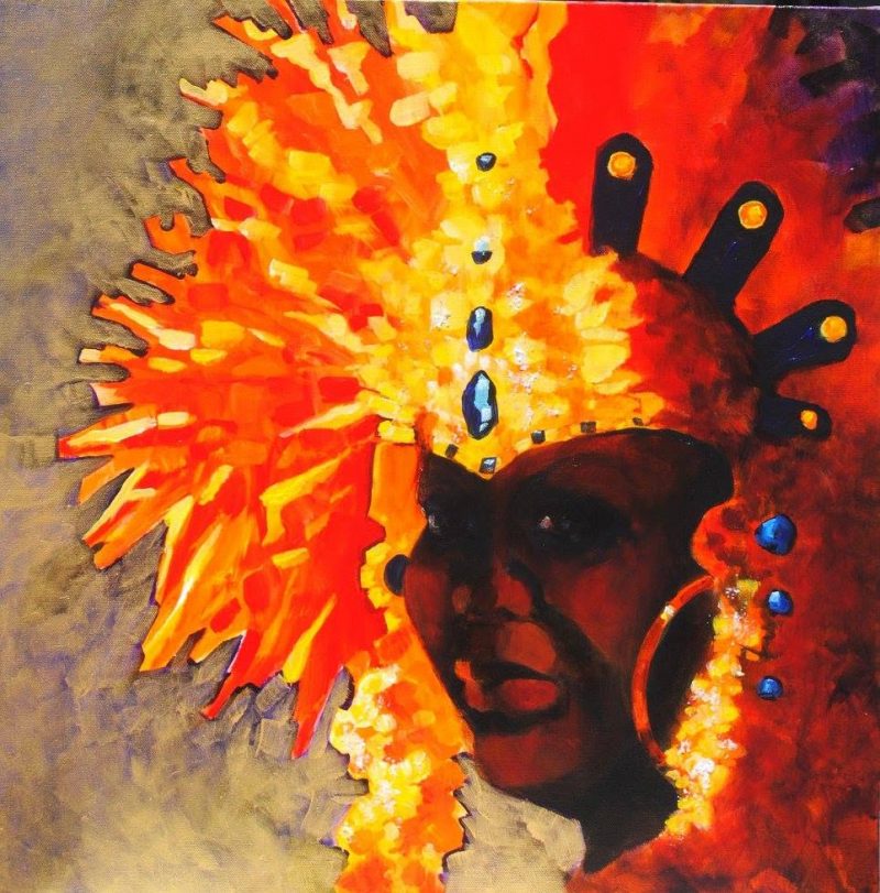 Kenisha, painting by Phyllis Charles