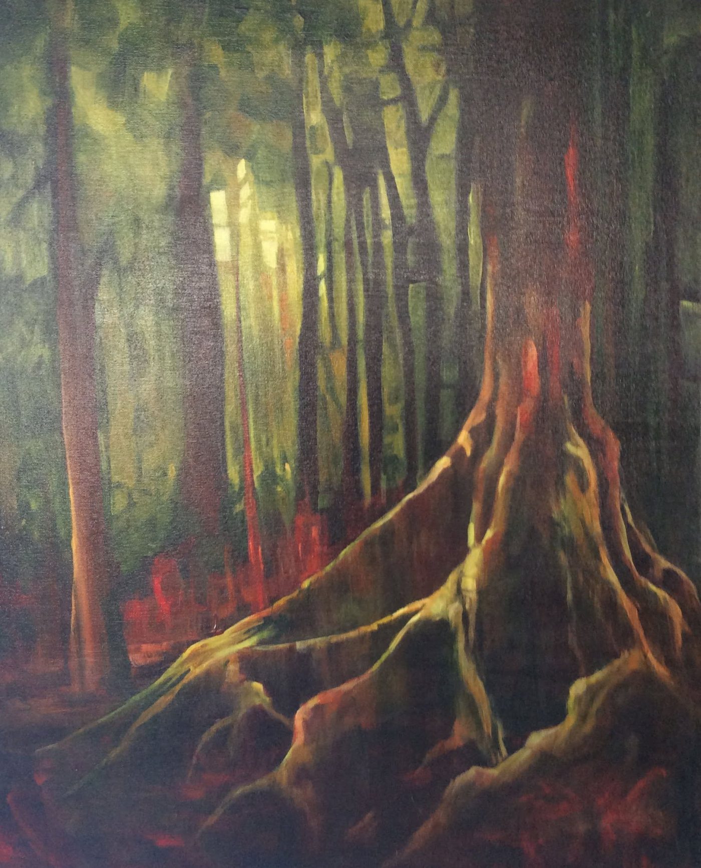King Kapok, painting by Phyllis Charles
