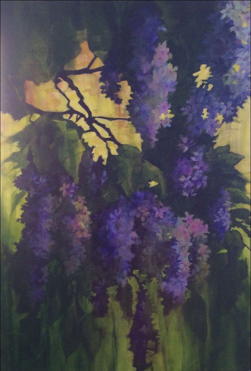 Petrea, painting by Phyllis Charles