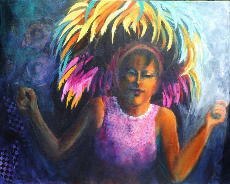 Rashida, painting by Phyllis Charles