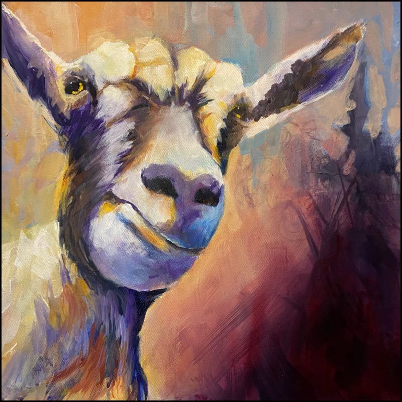 Say Wha, painting by Phyllis Charles