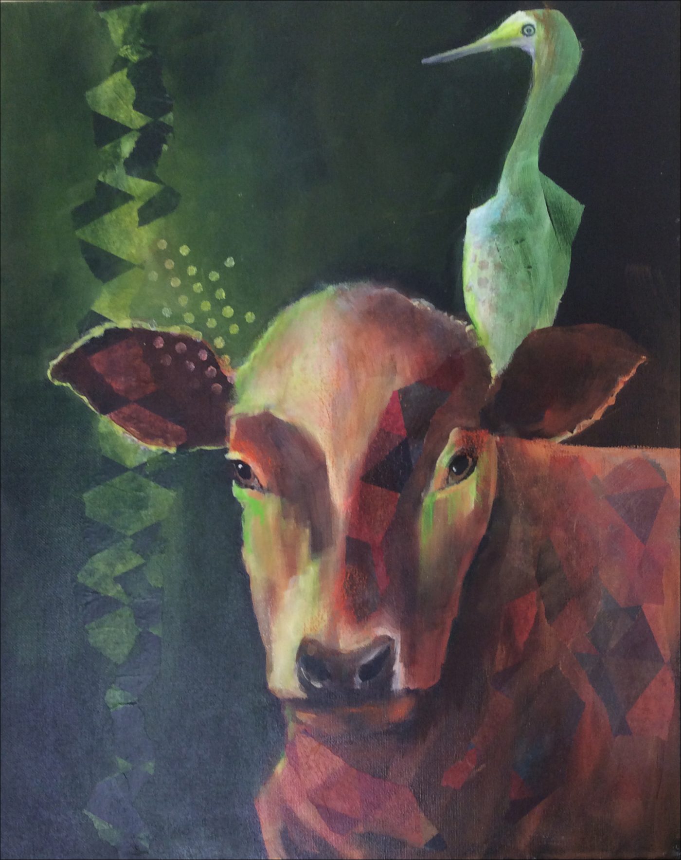 Symbiosis, painting by Phyllis Charles