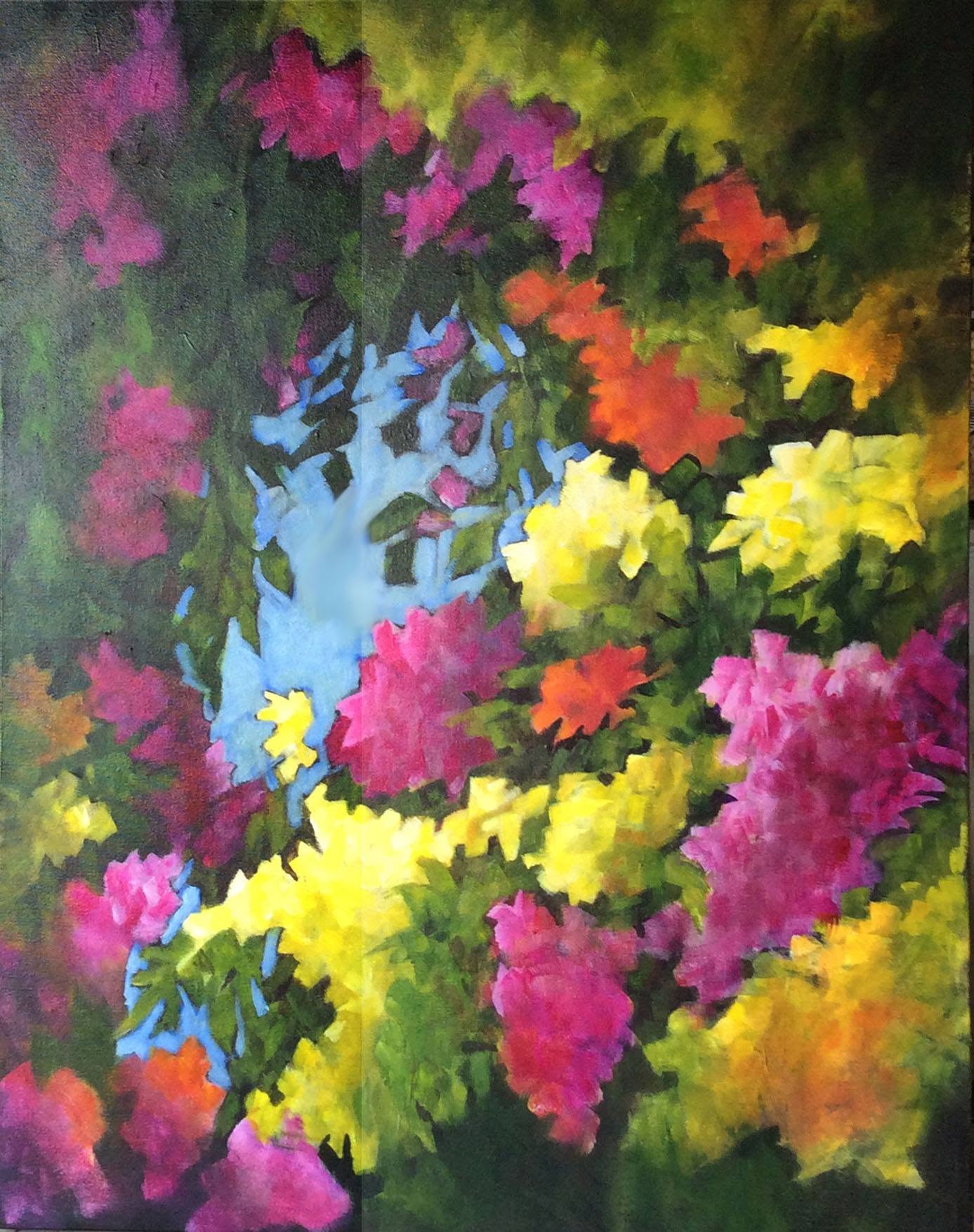 Trinitaria, painting by Phyllis Charles