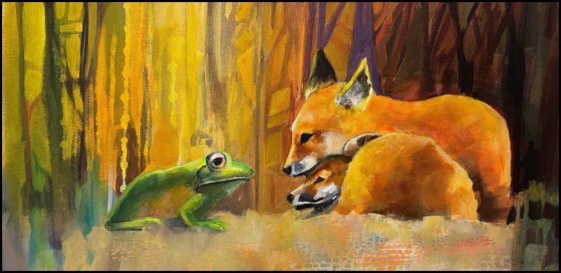 What Is That?, painting by Phyllis Charles