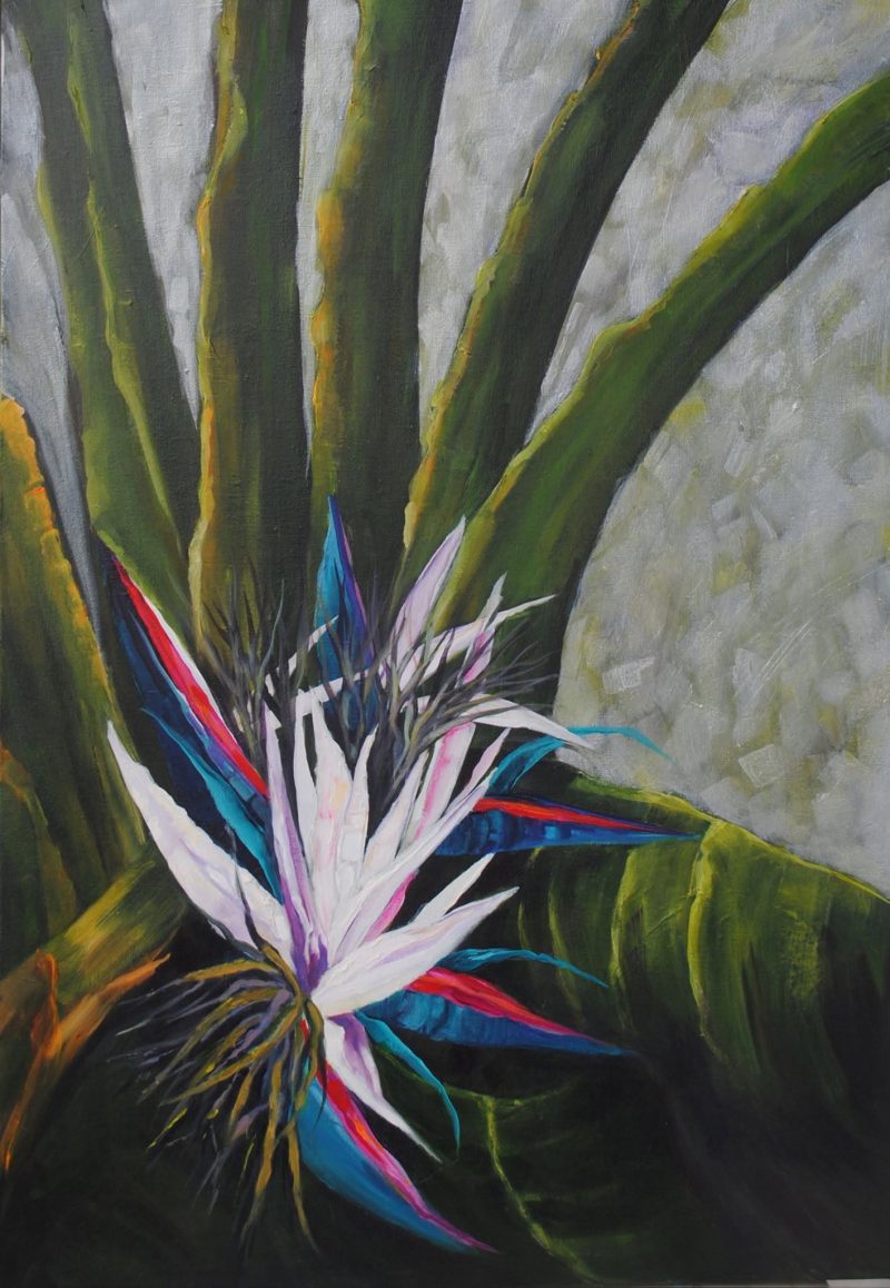 Commissioned Floral, painting by Phyllis Charles