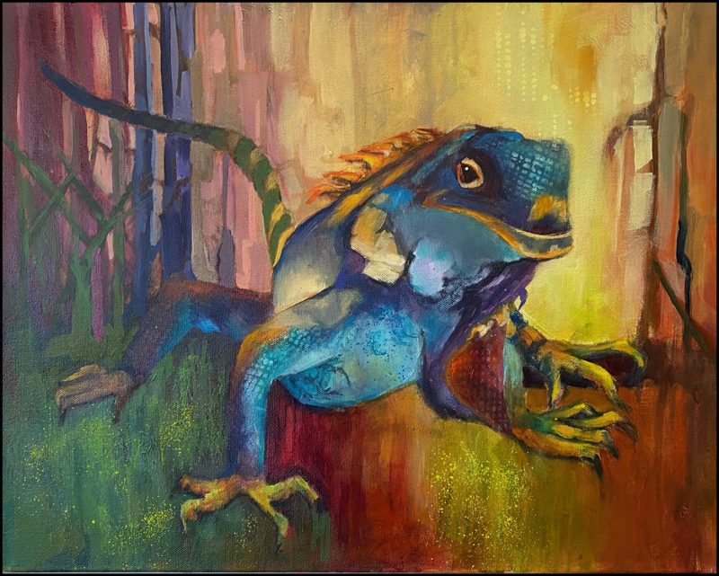 El Guapo, painting by Phyllis Charles
