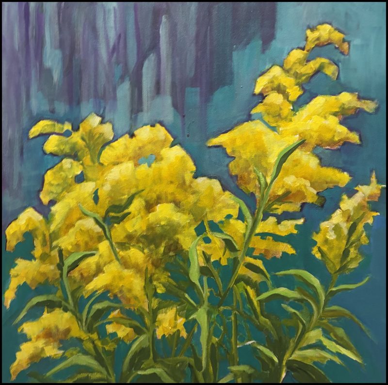 Goldenrod, painting by Phyllis Charles