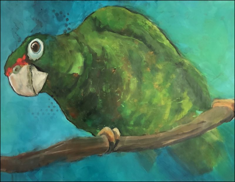 Hola Puerto Rico, painting by Phyllis Charles