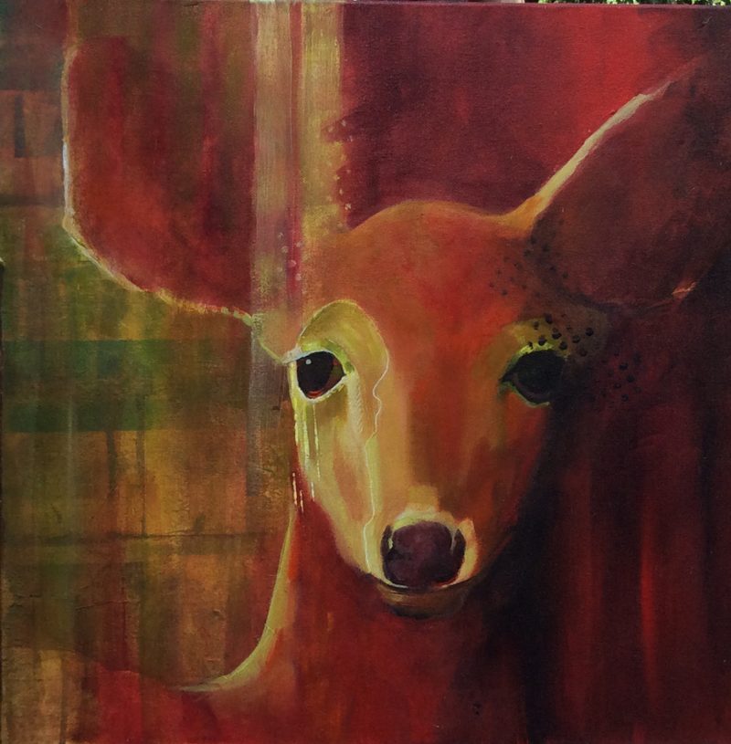 I Am Here, painting by Phyllis Charles