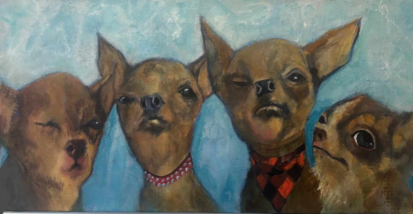 Judged and Found Wanting, painting by Phyllis Charles