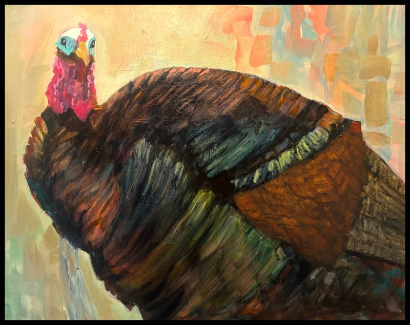 Kingoftheroad, painting by Phyllis Charles