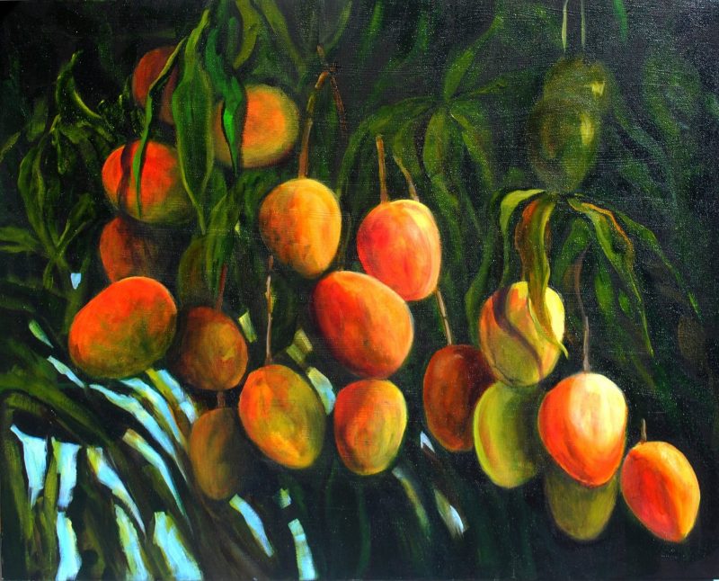 Mangos, painting by Phyllis Charles