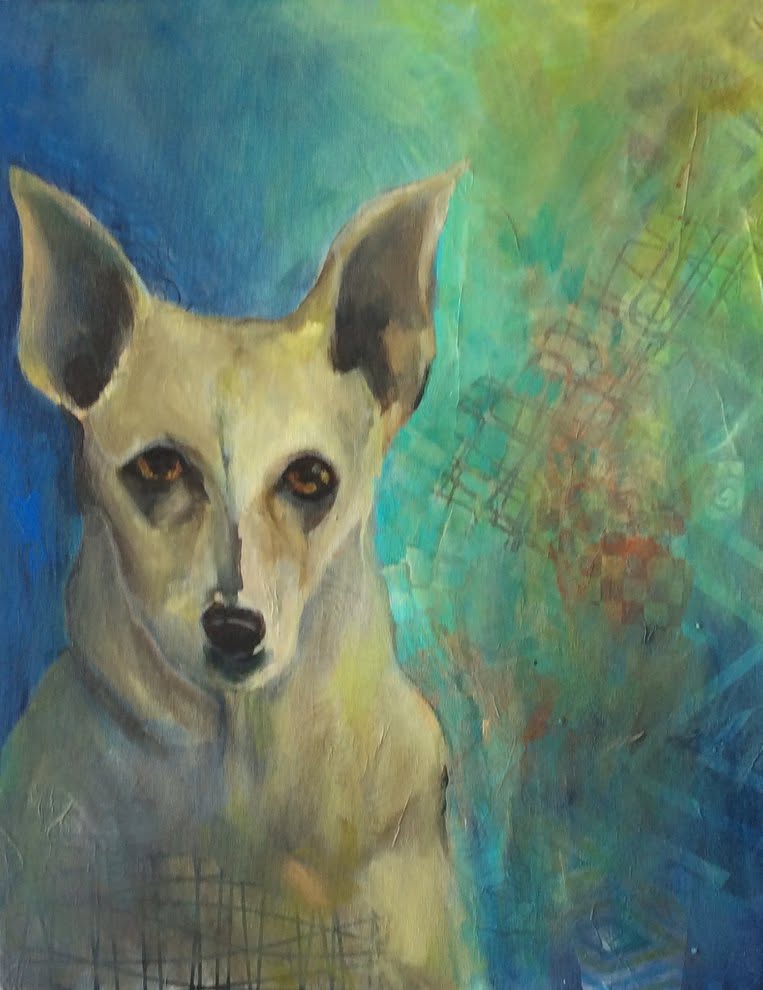 Phoebe, painting by Phyllis Charles