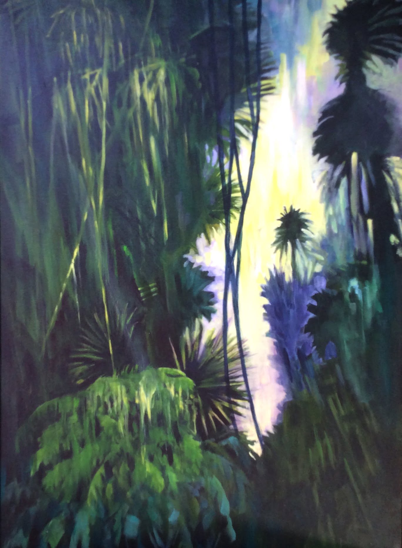 Rainforest Morning, painting by Phyllis Charles