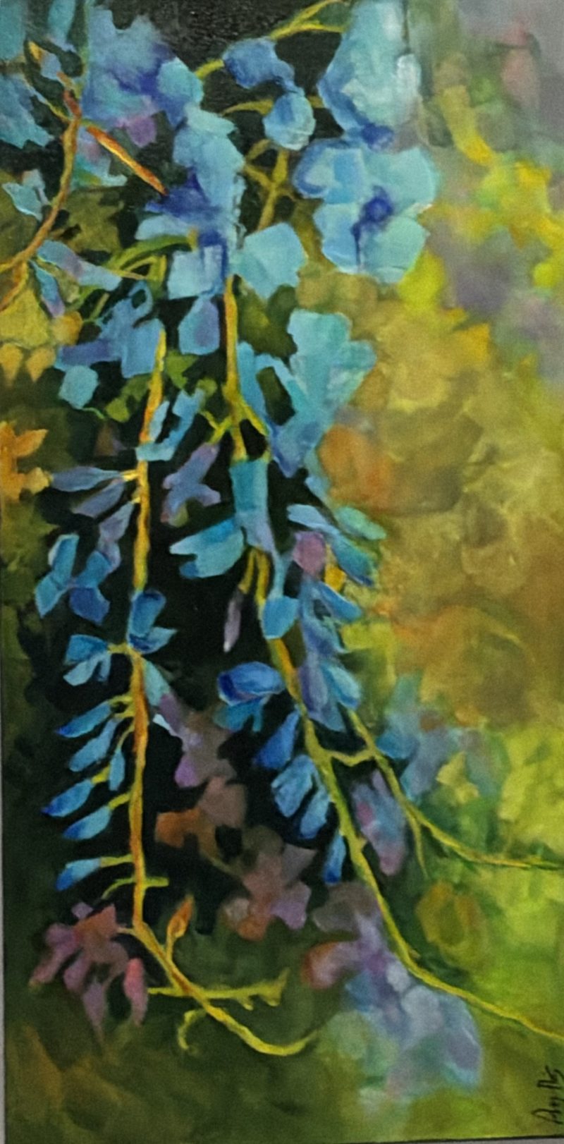 Wisteria, painting by Phyllis Charles